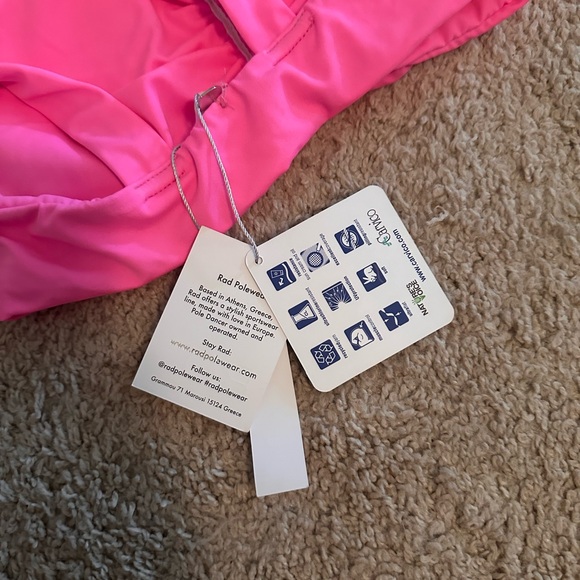 Pink Ruched Bikini Top - Picture 8 of 10